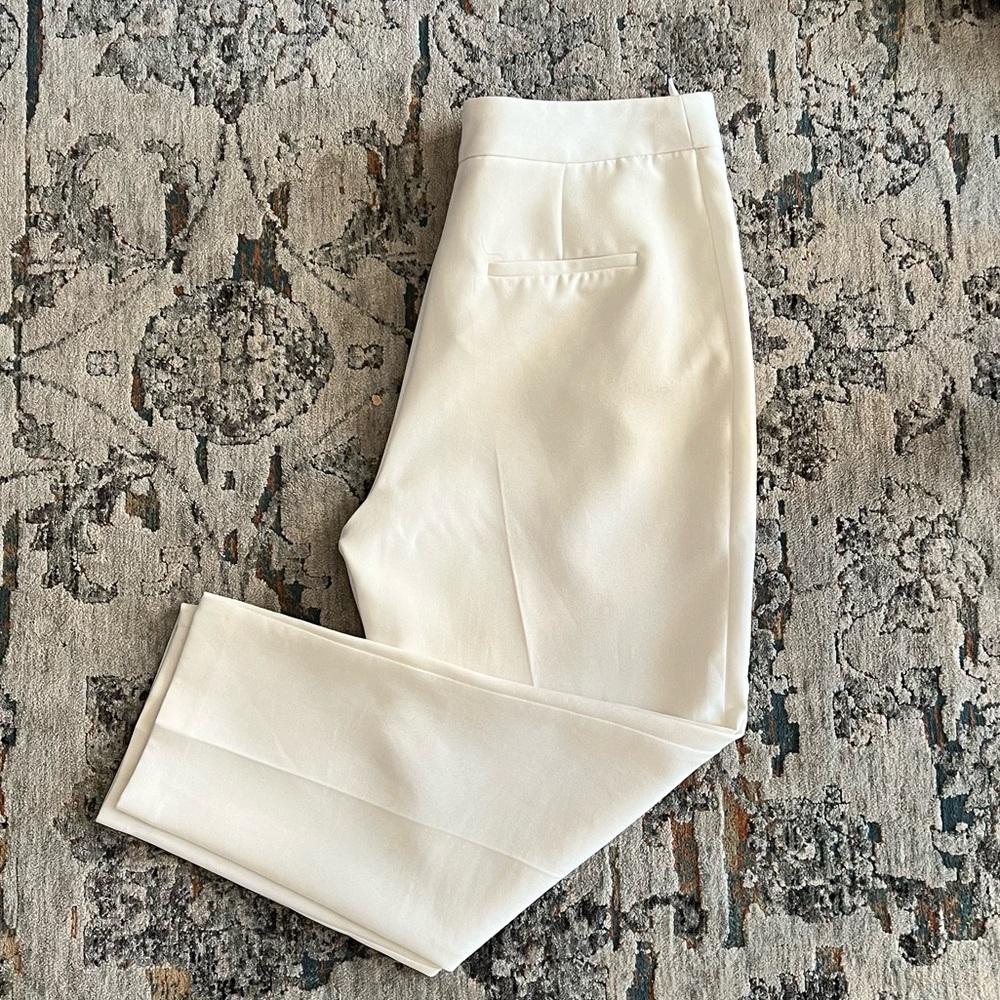 Topshop Size 8 White Trousers